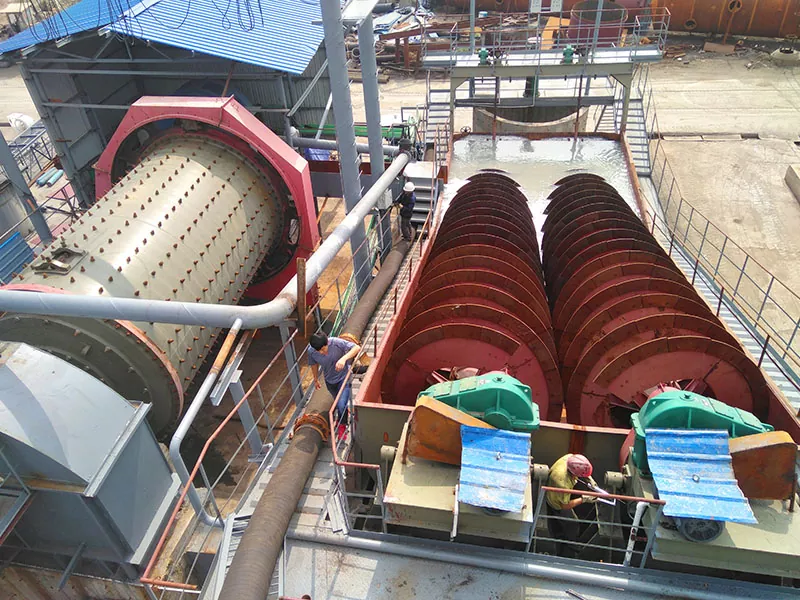 Lubog na Spiral Classifier